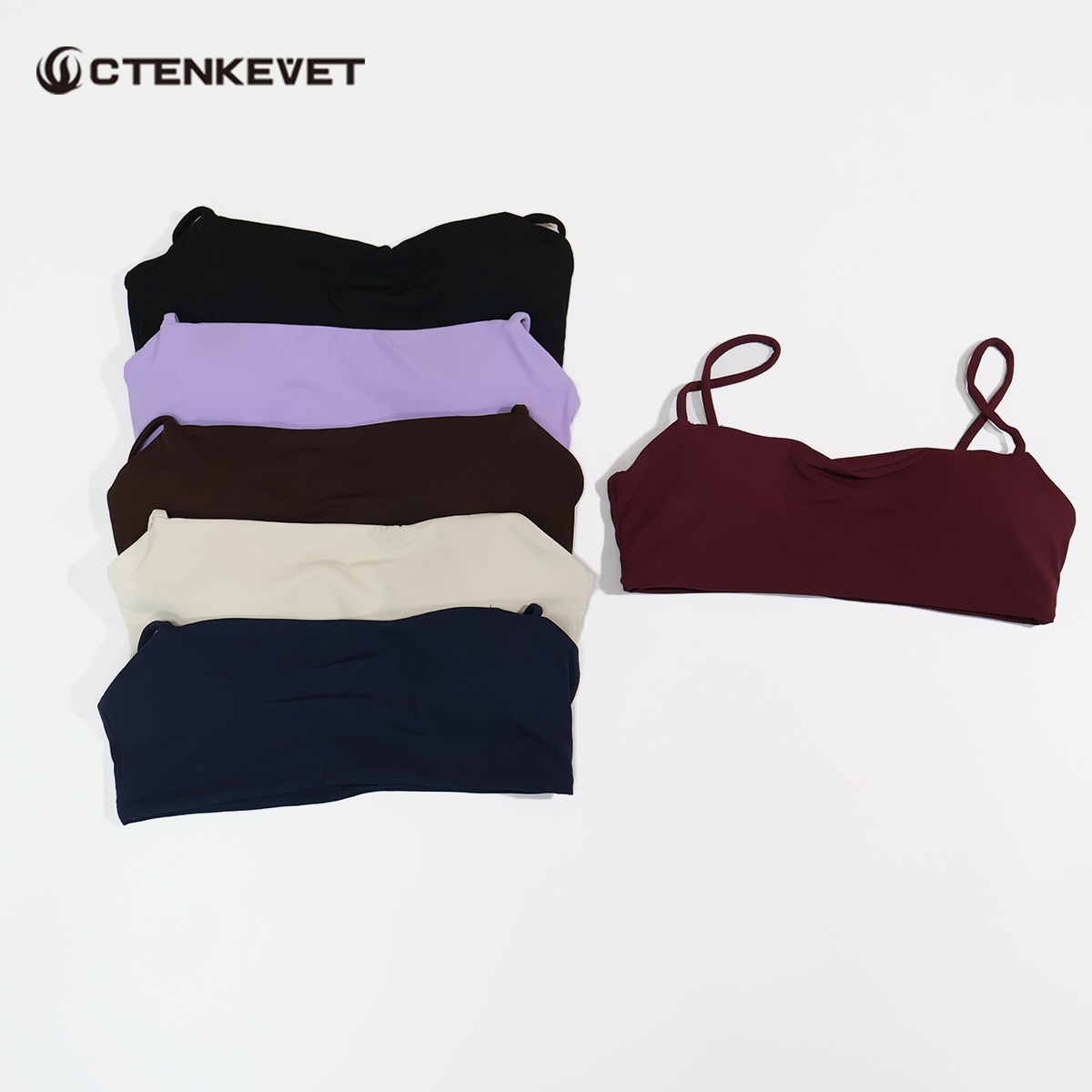 Push Up Bra Padded - Ctenkevet Nouveau soutien-gorge de yoga à