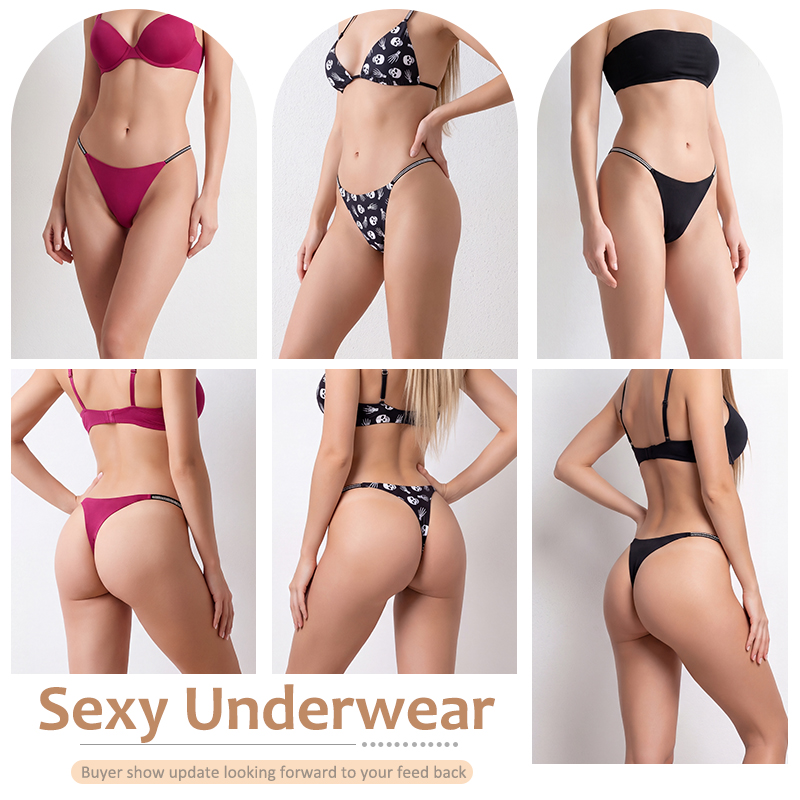 4 pièces/ensemble, string sexy - Thong Bikini Women avis et prix