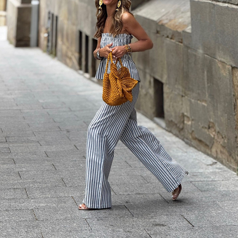 Ensemble de vacances rayé prin - Strapless Bra Backless avis et prix